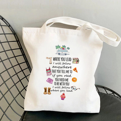 2022 Shopper Tow Femei Gilmore Fete Printed Tote Geantă Femei Harajuku Shopper Geantă de mână Geanta de umăr Geanta de cumpărături Lady Canvas Bag