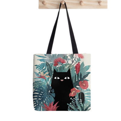 2021 Șobolani cumpărători geantă de tote geantă de tote imprimată femei Harajuku geanta de mână pentru cumpărături fată geantă de cumpărături de umăr geanta de pânză