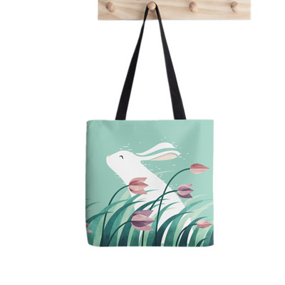 2021 Șobolani cumpărători geantă de tote geantă de tote imprimată femei Harajuku geanta de mână pentru cumpărături fată geantă de cumpărături de umăr geanta de pânză