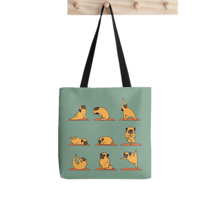 2021 Șobolani cumpărători geantă de tote geantă de tote imprimată femei Harajuku geanta de mână pentru cumpărături fată geantă de cumpărături de umăr geanta de pânză