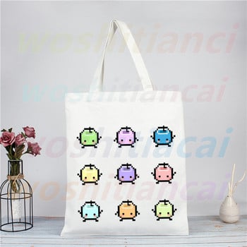 Stardew Valley Farm Pelican Town Game Canvas Shoulder Tote Τσάντα για γυναίκες Τσάντες Eco επαναχρησιμοποιήσιμη Τσάντα αγορών Vintage Τσάντες Ulzzang