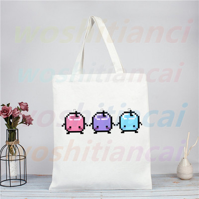 Stardew Valley Farm Pelican Town játék Vászon válltáska női kézitáskák számára Eco újrafelhasználható bevásárlótáska Vintage Ulzzang táskák