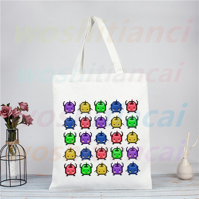 Stardew Valley Farm Pelican Town játék Vászon válltáska női kézitáskák számára Eco újrafelhasználható bevásárlótáska Vintage Ulzzang táskák