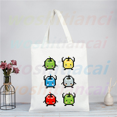 Stardew Valley Farm Pelican Town játék Vászon válltáska női kézitáskák számára Eco újrafelhasználható bevásárlótáska Vintage Ulzzang táskák