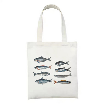 2021. Ženska platnena torba na rame Studentska torba Frog Ženska torba Korejska moda Torba za višekratnu upotrebu velikog kapaciteta