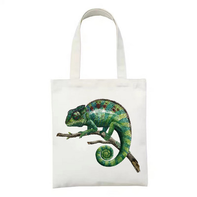 2021. Ženska platnena torba na rame Studentska torba Frog Ženska torba Korejska moda Torba za višekratnu upotrebu velikog kapaciteta