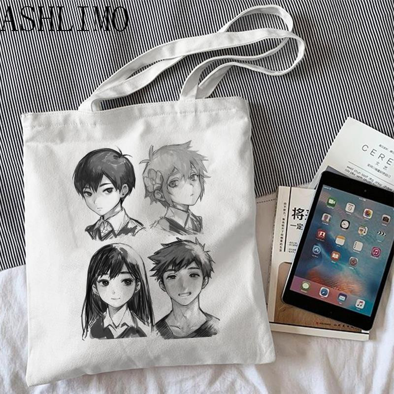 2022. aasta uus mäng Omori Naiste lõuendist õlakott Naistele ostukotid Puuvillane riie Kangas Toidupoed Käekotid Kangasraamatukott Tüdrukutele