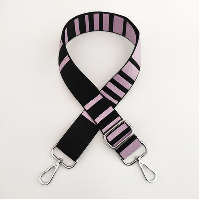 Jauna somas siksna plata rokassomu josta svītraina plata plecu plecu siksna rokassomām Rokturis nomaiņas somas piederumi somām