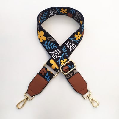 Madingi spalvingi krepšio dirželiai, juostelės, gėlių keitimas, platūs dirželiai, skirti skersiniam krepšiui, priedai, pečių dirželis krepšiams.