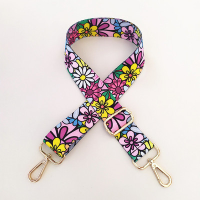 Madingi spalvingi krepšio dirželiai, juostelės, gėlių keitimas, platūs dirželiai, skirti skersiniam krepšiui, priedai, pečių dirželis krepšiams.