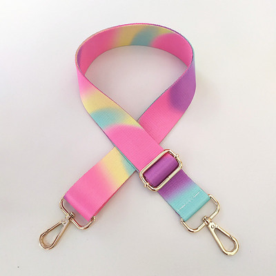 Madingi spalvingi krepšio dirželiai, juostelės, gėlių keitimas, platūs dirželiai, skirti skersiniam krepšiui, priedai, pečių dirželis krepšiams.