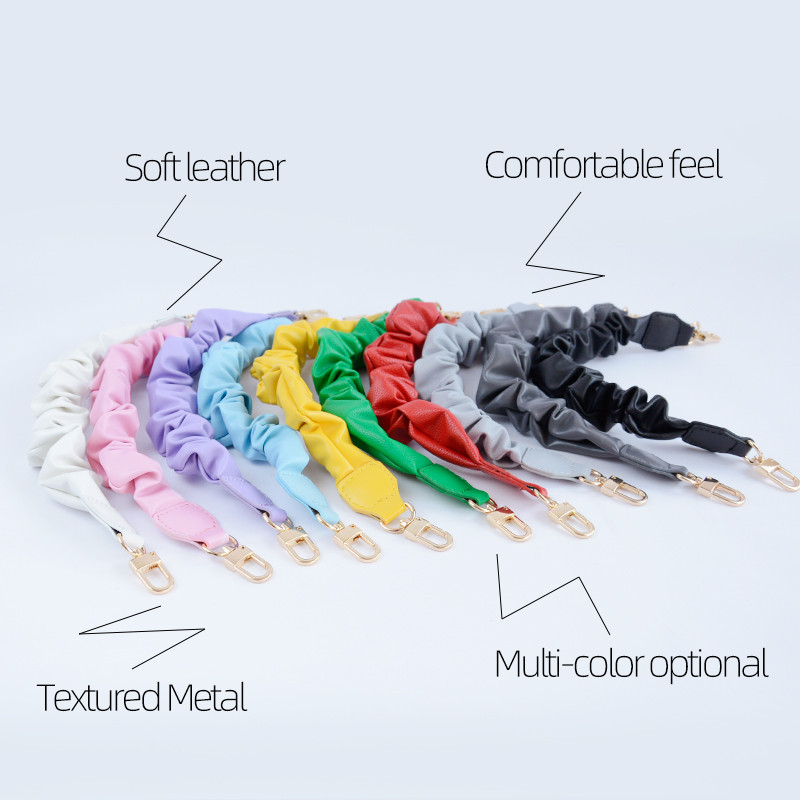 TANQU 2023 Nova jednostavna naborana kožna traka s ručkom za djevojčice Ženska ženska torba Ručka torba Preklopni remen