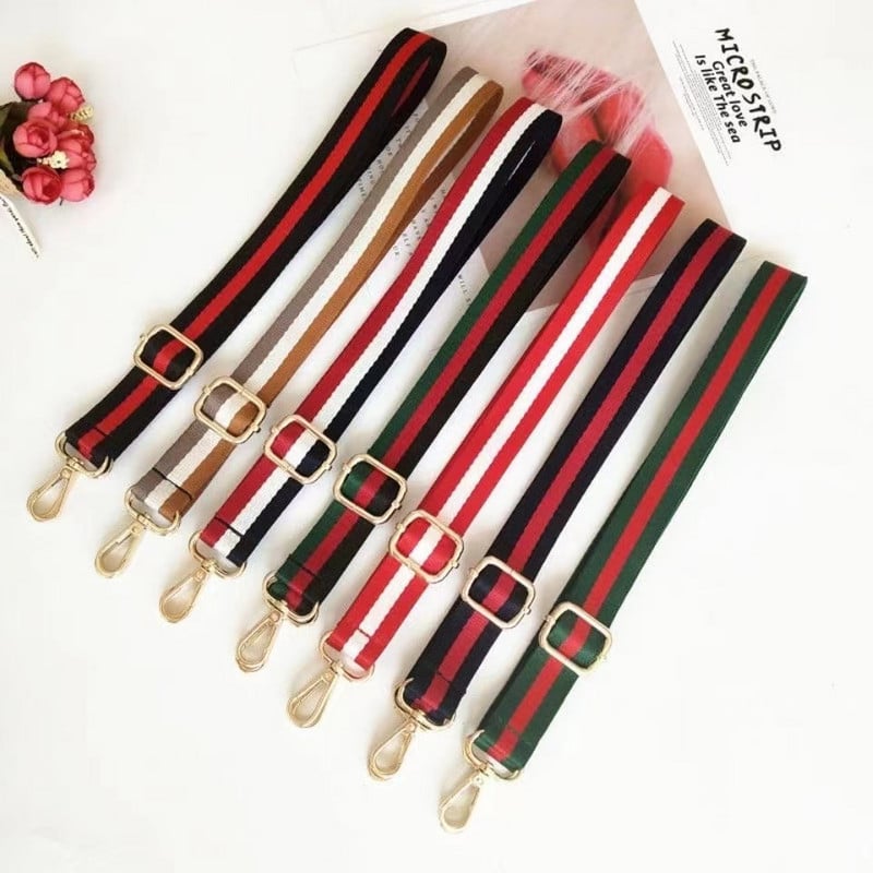 Zamjenske naramenice za usku torbu od 2,5 cm, podesive naramenice za torbicu LOVE Letters, svjetleće boje, remen za malu mini torbu