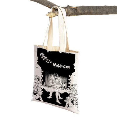 Crime Film A Clockwork Lady Shopping Bags Classic Movie Višekratna sklopiva eko platnena ženska torba za kupovinu Cartoon Travel Tote Handb