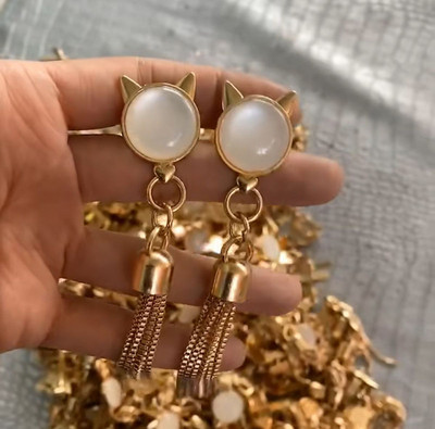 1 x Metal Cute Deer κούμπωμα πόρπη conchos πόρπες Τσάντα πορτοφόλι Διακοσμητικό καπέλο Hardware DIY δερμάτινο αξεσουάρ χειροτεχνίας Χρυσό