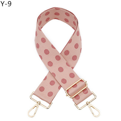 Curea de umăr pentru geantă cu buline la modă nouă Accesorii pentru genți pentru femei. Curea de umăr lungă, reglabilă, cu un umăr, diagonală
