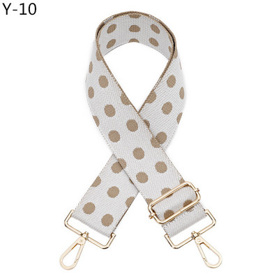 Curea de umăr pentru geantă cu buline la modă nouă Accesorii pentru genți pentru femei. Curea de umăr lungă, reglabilă, cu un umăr, diagonală