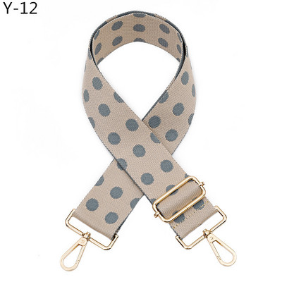 Curea de umăr pentru geantă cu buline la modă nouă Accesorii pentru genți pentru femei. Curea de umăr lungă, reglabilă, cu un umăr, diagonală