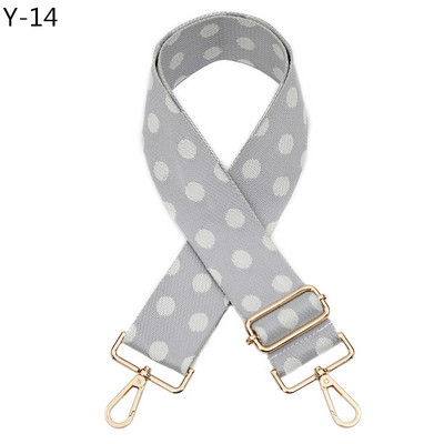 Curea de umăr pentru geantă cu buline la modă nouă Accesorii pentru genți pentru femei. Curea de umăr lungă, reglabilă, cu un umăr, diagonală