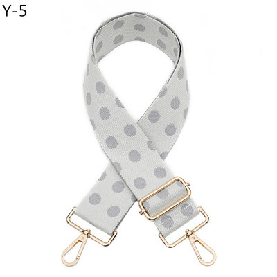 Curea de umăr pentru geantă cu buline la modă nouă Accesorii pentru genți pentru femei. Curea de umăr lungă, reglabilă, cu un umăr, diagonală