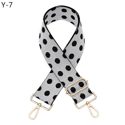 Curea de umăr pentru geantă cu buline la modă nouă Accesorii pentru genți pentru femei. Curea de umăr lungă, reglabilă, cu un umăr, diagonală