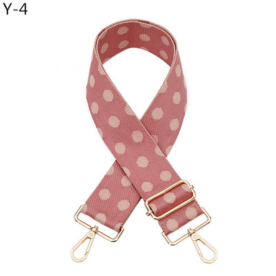 Curea de umăr pentru geantă cu buline la modă nouă Accesorii pentru genți pentru femei. Curea de umăr lungă, reglabilă, cu un umăr, diagonală