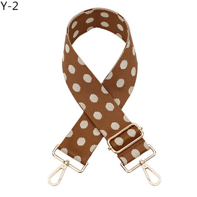 Curea de umăr pentru geantă cu buline la modă nouă Accesorii pentru genți pentru femei. Curea de umăr lungă, reglabilă, cu un umăr, diagonală