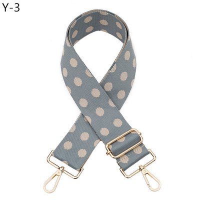 Curea de umăr pentru geantă cu buline la modă nouă Accesorii pentru genți pentru femei. Curea de umăr lungă, reglabilă, cu un umăr, diagonală