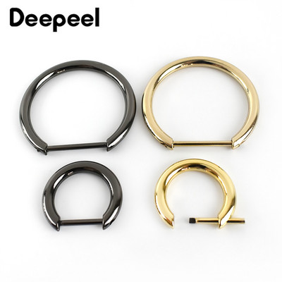 Deepeel 5 komada 20/30 mm metalnih D prstenastih kopči, uklonjiva vijčana torbica, kopča za vješanje lanca, DIY pribor za prtljagu, pribor za ukrašavanje F1-21