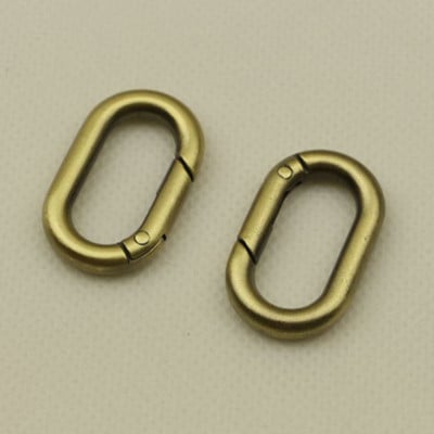 2 komada Metalna opruga Ovalni prsten Privjesak za ključeve Torba Remen Kopča Lanac za pse Kopča Ručka torbe Priključak Torba Dodaci Hardver