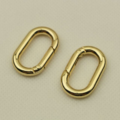 2 komada Metalna opruga Ovalni prsten Privjesak za ključeve Torba Remen Kopča Lanac za pse Kopča Ručka torbe Priključak Torba Dodaci Hardver