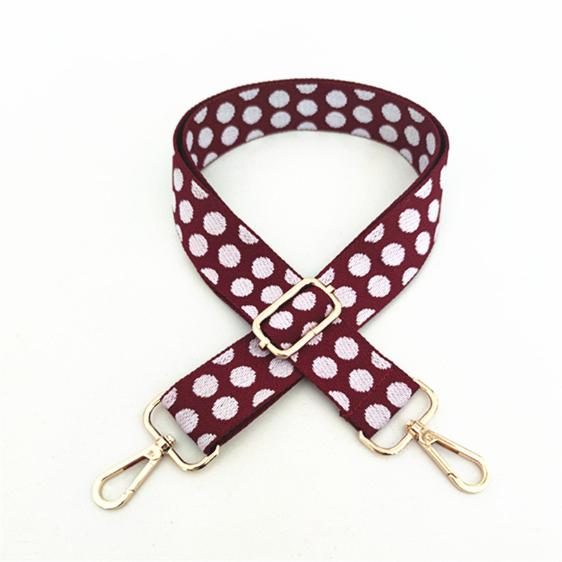 Curea pentru geantă cu buline la modă pentru femei, geantă de mână, Messenger, curele din nailon, piese de bricolaj, accesorii, genți, curele