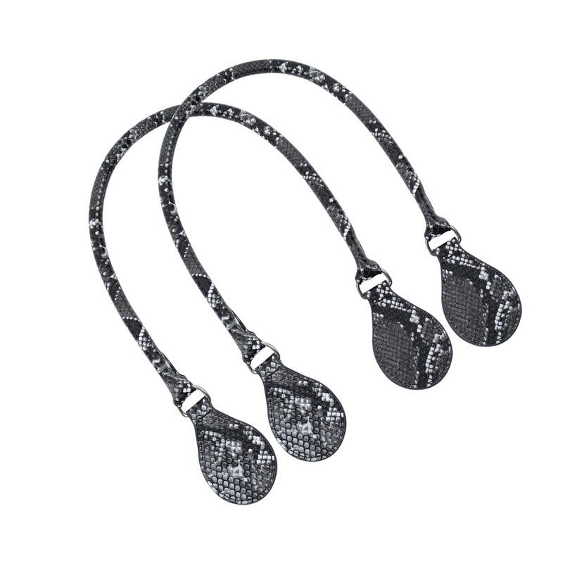 Új színes 2 páros 4 db PU leejtő vég Obag drops fogantyú pánt leejtő tartozék O Bag drop Obasket női kézitáska számára