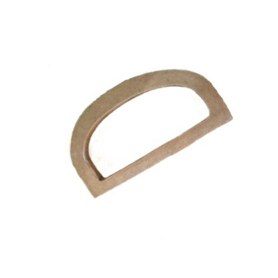 1 kom. Ručno izrađena drvena ručka u obliku slova D, zamjenska klasična okrugla torba, ukrasni, jednostavni gradijent, DIY pribor za pravokutnu torbicu