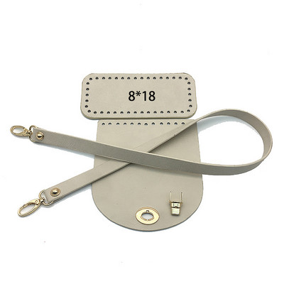 Kožni remen za torbu od brušene kože Ručno rađena torba Tkani set Visokokvalitetno dno torbe s hardverskim dodacima za DIY torbicu na rame