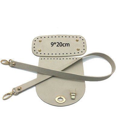 Kožni remen za torbu od brušene kože Ručno rađena torba Tkani set Visokokvalitetno dno torbe s hardverskim dodacima za DIY torbicu na rame