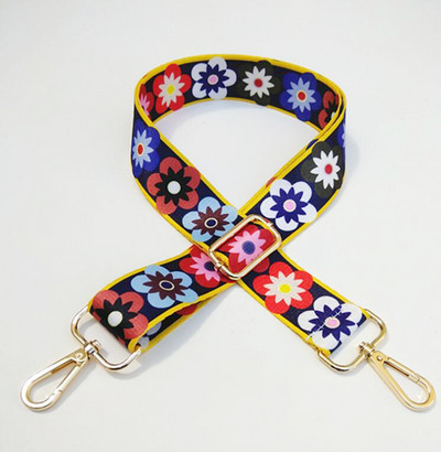 Táska pánt Kézitáska Öv Női Váll keresztben Messenger Táskák Szíjtáska Kiegészítők Virág Színes, széles, állítható pántos öv