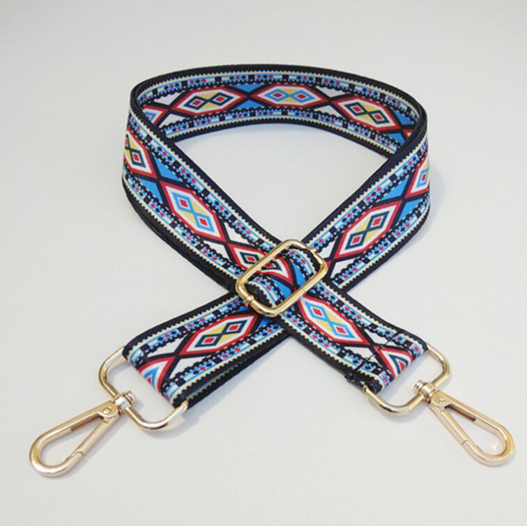 Táska pánt Kézitáska Öv Női Váll keresztben Messenger Táskák Szíjtáska Kiegészítők Virág Színes, széles, állítható pántos öv