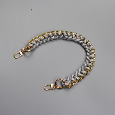 1db Deepeel 2*40cm új színes női táska fém szőtt táska szíj telefon lánc pénztárca kézitáska vállpántok barkács táskák kiegészítők