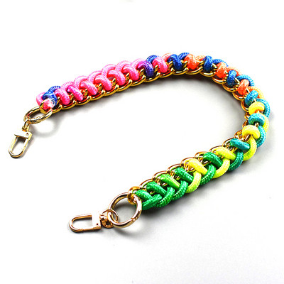 1db Deepeel 2*40cm új színes női táska fém szőtt táska szíj telefon lánc pénztárca kézitáska vállpántok barkács táskák kiegészítők