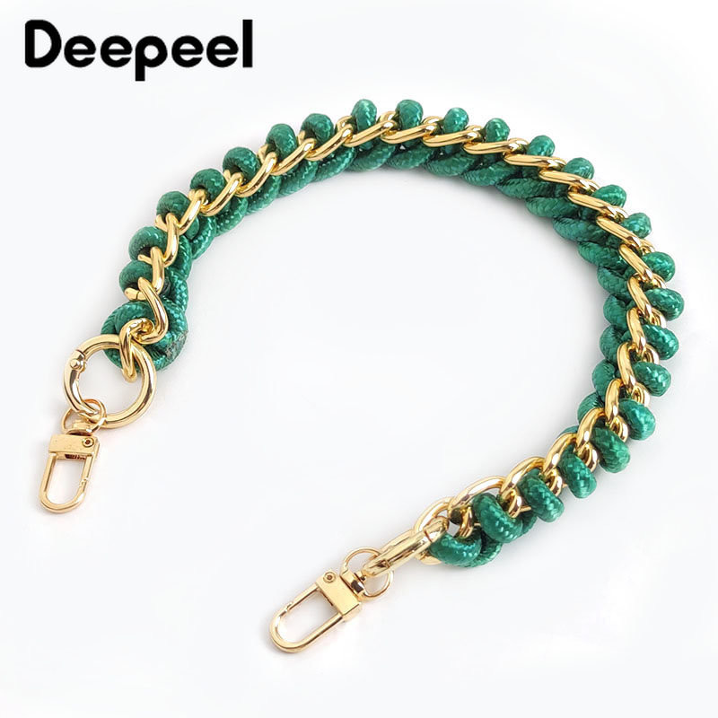 1db Deepeel 2*40cm új színes női táska fém szőtt táska szíj telefon lánc pénztárca kézitáska vállpántok barkács táskák kiegészítők