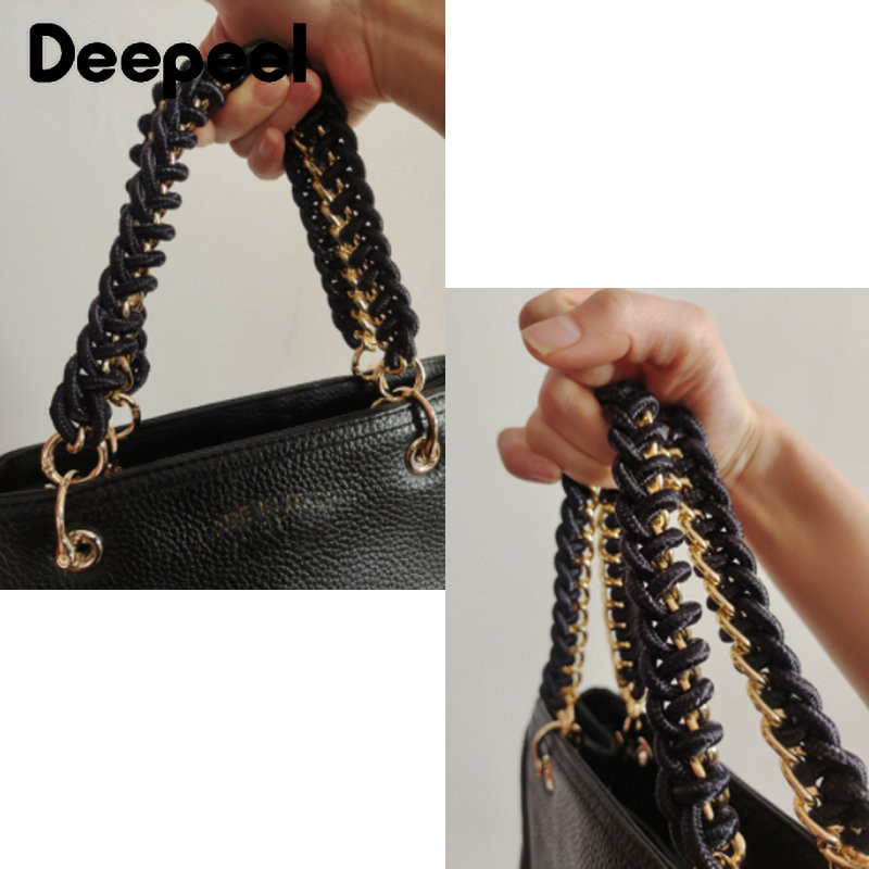 1db Deepeel 2*40cm új színes női táska fém szőtt táska szíj telefon lánc pénztárca kézitáska vállpántok barkács táskák kiegészítők