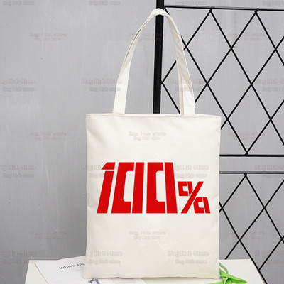 Mob Psycho 100 platnena torba na rame Ženske ručne torbe Shigeo Kageyama Ekološke torbe za višekratnu upotrebu One Anime Manga torba Ulzzang torbe