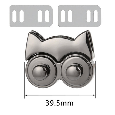 Slatka metalna brava na guranje u obliku sove za žene, torba, torba, aktovka, opružna brava, kopče, zatvaranje, kožna izrada, diy dodaci