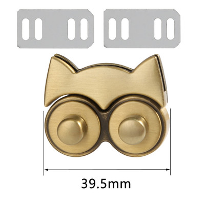 Slatka metalna brava na guranje u obliku sove za žene, torba, torba, aktovka, opružna brava, kopče, zatvaranje, kožna izrada, diy dodaci