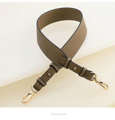 Nauja kokybiška odinė pečių krepšio juostelė Madingi aksesuarai „Pasidaryk pats“ „Cross Body“ reguliuojamas diržas krepšys Tvirtas krepšio dirželio pakeitimas