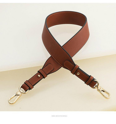 Nauja kokybiška odinė pečių krepšio juostelė Madingi aksesuarai „Pasidaryk pats“ „Cross Body“ reguliuojamas diržas krepšys Tvirtas krepšio dirželio pakeitimas