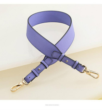 Nauja kokybiška odinė pečių krepšio juostelė Madingi aksesuarai „Pasidaryk pats“ „Cross Body“ reguliuojamas diržas krepšys Tvirtas krepšio dirželio pakeitimas