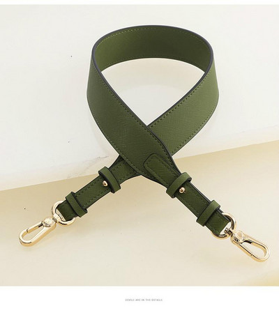 Nauja kokybiška odinė pečių krepšio juostelė Madingi aksesuarai „Pasidaryk pats“ „Cross Body“ reguliuojamas diržas krepšys Tvirtas krepšio dirželio pakeitimas