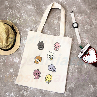 Monsta X korejiešu grafiskais Kpop iepirkumu maisiņš Pārtikas preču pircējs Džutas maisiņš Iepirkšanās maisiņš Iepirkšanās Atkārtoti lietojams Bolsa Compra Sacolas